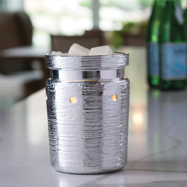 Brushed Chrome Candle Warmers® Geurlamp Elektrisch met eu stekker