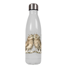 Wrendale Designs Waterfles Thermoskan 'Birds of a Feather' (Uil) 500ml