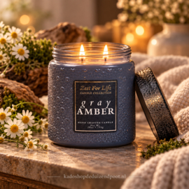 Gray Amber geurkaars – Zest For Life Cheerful Candle 2 lonten 794 gram