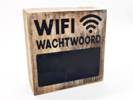 Tekstblok Krijtbord wifi wachtwoord