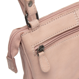 Leren Schoudertas Vintage Rosé  Osaka – The Chesterfield Brand – Wax Pull Up Leer 22 x 14 cm