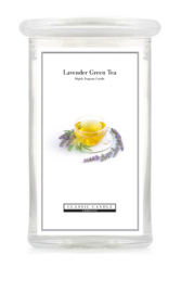 Lavender Green Tea Large Geurkaars 150 Branduren 2 wicks