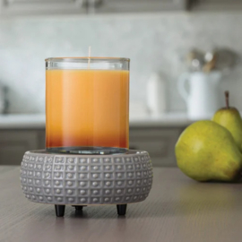 Slate Candle Warmers® 2-in-1 klassieke geurlamp en waxmelt brander