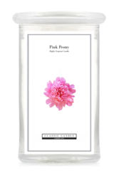 Pink Peony Candle Large 2 wick