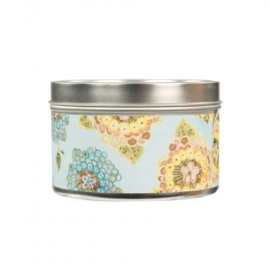 Bella Freesia geurkaars in blik Greenleaf