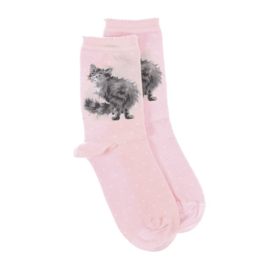 Wrendale Designs Socks  'Glamour Puss '  Kat