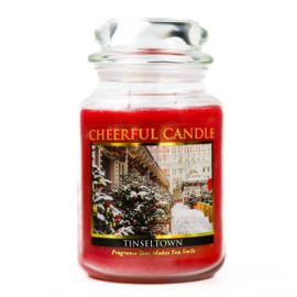 Tinseltown geurkaars Cheerful Candle 2 lonten 680 gram