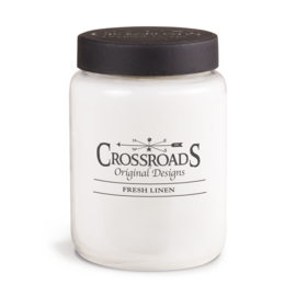 Fresh Linen Crossroads Candle 2 wick Candle 140 Branduren