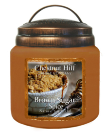  Brown Sugar Spice Chestnut Hill  2 wick Candle 450 Gr