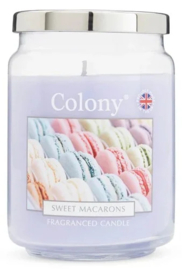 Colony Geurkaars Large Sweet Macaroons – 100 uur