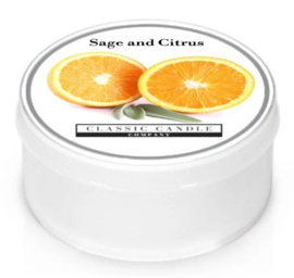 Sage and Citrus   Classic Candle MiniLight  XL Geurtheelicht  met deksel