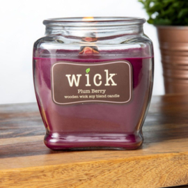 Plumberry Colonial Candle Wick - Soja geurkaars houten lont 425 gram