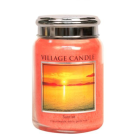 Sunrise Village Candle  Large Jar 170 Branduren