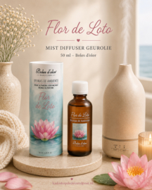 Flor de Loto geurolie 50 ml Boles d’olor – fris en bloemig