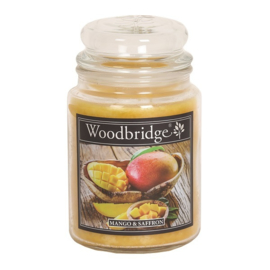 Mango & Saffron  Woodbridge Apothecary Scented Jar  130 geururen
