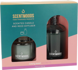 Scentmoods by Scentchips® geurstokjes & geurkaars Secrets Cadeauset