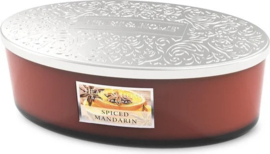 Spiced Mandarin geurkaars Heart & Home Ovaal 4 lonten