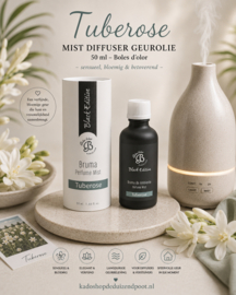 Tuberose Mist Diffuser geurolie 50 ml Boles d’olor – intense bloemige geur