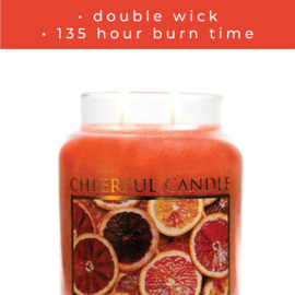 Blood Orange geurkaars Cheerful Candle 2 lonten 680 gram