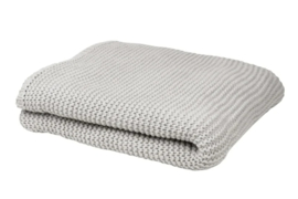 Plaid Pien lichtgrijs – 130 x 170 cm – Leeff