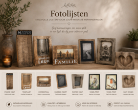 Fotolijsten – stijlvolle lijsten voor jouw mooiste herinneringen