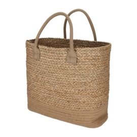 Zeegras shopper Bas naturel – 37 x 27 x 35 cm  Jens Living