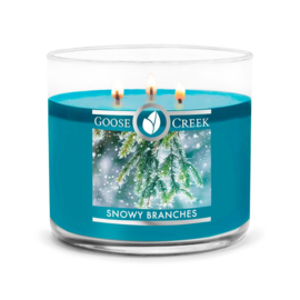 Snowy Branches Goose Creek Candle Soy Blend 3 Wick Geurkaars