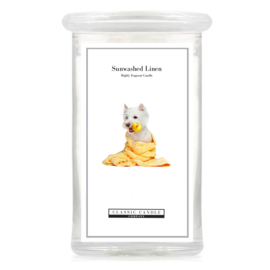 Sunwashed Linen Candle Large 2 wick