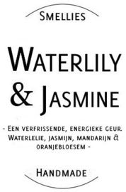 Waterlily & Jasmine  Smellies geurkaars  50 Branduren