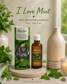 I Love Mint Mist Diffuser geurolie 50 ml Boles d’olor – frisse mint geur