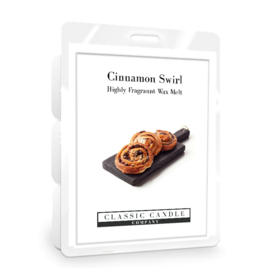 Cinnamon Swirl Classic Candle Wax Melt 90g - warme geur met kaneel & zoet gebak