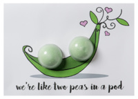 Two Peas in a Pod Blaster Card