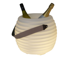 Wijn koeler Coollux met verlichting en speaker 36x30,6 cm