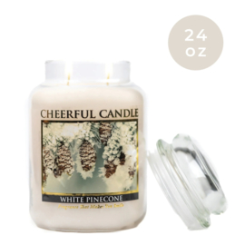 White Pinecone geurkaars Cheerful Candle 2 lonten 680 gram