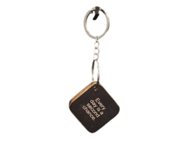 Sleutelhanger met tekst: Every day is a second chance