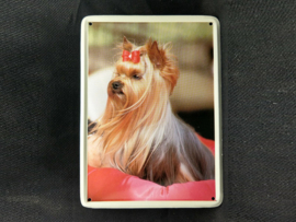 Yorkshire Terrier  Vintage Muurbordje  metaal