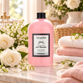 Wasparfum Mattino (witte roos & lelietje-van-dalen) Ventilii Milano 500 ml
