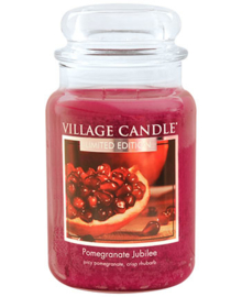  Pomegranate Jubilee Village Candle Large Jar 170 Branduren