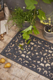 Ib Laursen deurmat rubber filigraan groot – 120 x 45 cm