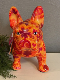 Pomme Pidou French Bulldog Jack Love And Peace Orange Twist