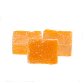  Marokkaans amber blokje Orange & Mandarin 1 Blokje Ca. 40 Gram