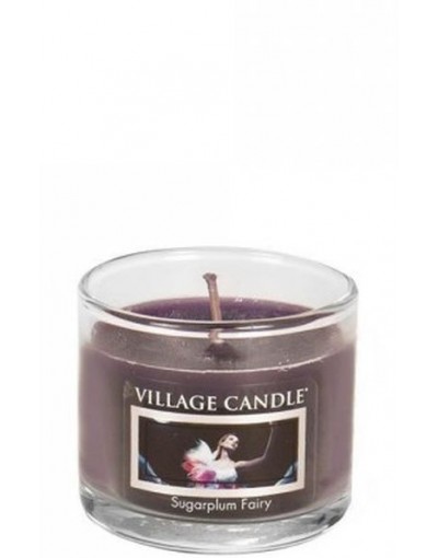 Sugarplum Fairy Village Candle  Mini Glass Votive