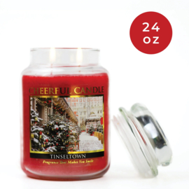 Tinseltown geurkaars Cheerful Candle 2 lonten 680 gram