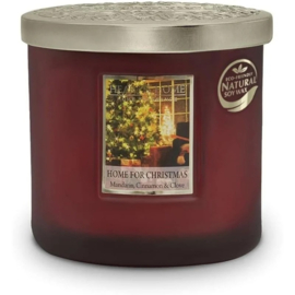 Home For Christmas geurkaars  Heart & Home® Ovaal 220 gram