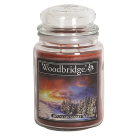 Mountain Sunset Woodbridge Apothecary Scented Jar  130 geururen