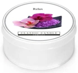 Relax Classic Candle MiniLight  XL Geurtheelicht  met deksel