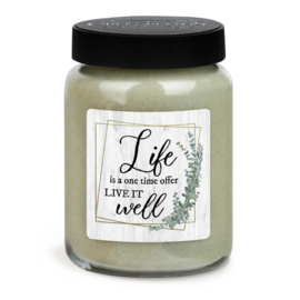 Basil & Lime geurkaars Crossroads Artwork – 2 lonten - 737gr