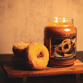 Apple Cider Donut  geurkaars Cheerful Candle 2 lonten 680 gram