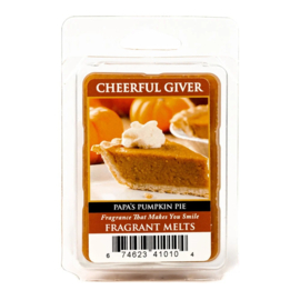 Papa's Pumpkin Pie Waxmelt 68 gram Cheerful Giver