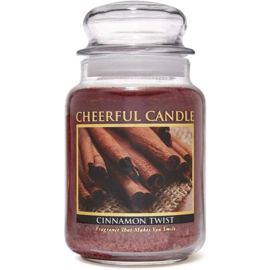 Cinnamon Twist Geurkaars Cheerful 2 wick 680 gr